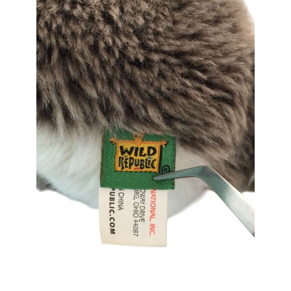 Wild Republic Raccoon Plush 7" Brown Stuffed Animal Toy - Picture 6 of 8